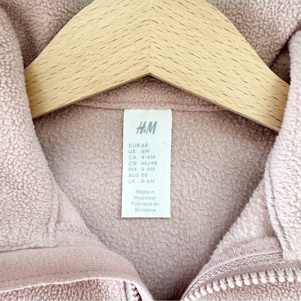 Baby Pink Fleece Jogger Set - Picture 3 of 5